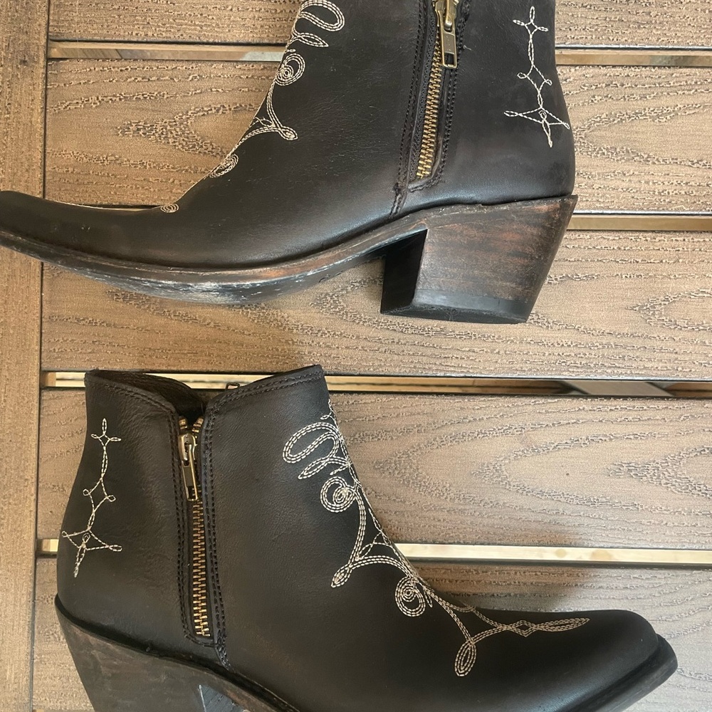 LIBERTY Black DALIA Zip ANKLE Boots BOOTIES 9 - Picture 10 of 14